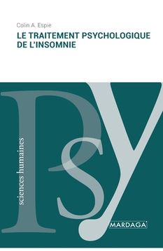 portada Le traitement psychologique de l'insomnie (en Francés)