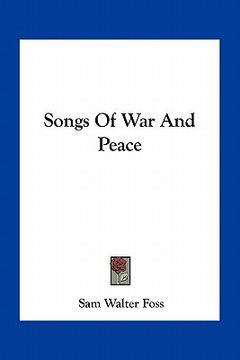 portada songs of war and peace (en Inglés)