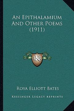 portada an epithalamium and other poems (1911) (in English)