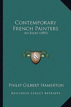 portada contemporary french painters: an essay (1895) (en Inglés)