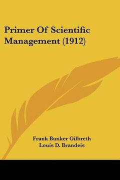 portada primer of scientific management (1912) (in English)