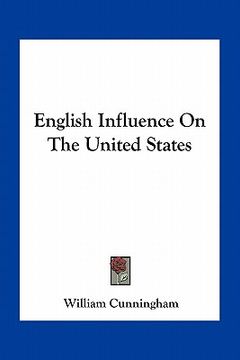 portada english influence on the united states (en Inglés)