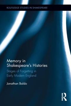 portada memory in shakespeare`s histories (en Inglés)