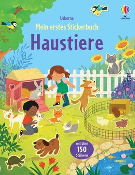 portada Mein Erstes Stickerbuch: Haustiere (en Alemán)