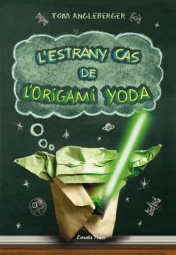 portada l`estrany cas de l`origami yoda (in Catalá)