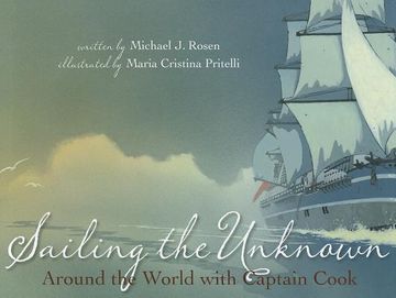 portada Sailing the Unknown: Around the World with Captain Cook (en Inglés)