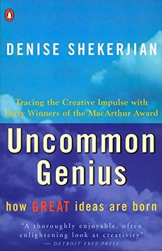 portada Uncommon Genius; How Great Ideas are Born (en Inglés)
