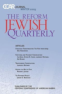 portada ccar journal: the reform jewish quarterly winter 2009 (en Inglés)
