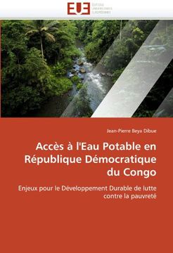 portada Acces A L'Eau Potable En Republique Democratique Du Congo