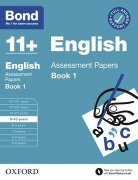 portada Bond 11+: Bond 11+ English Assessment Papers 9-10 Book 1 (Bond: Assessment Papers) (in English)