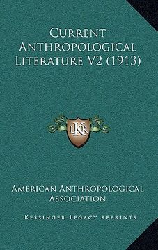portada current anthropological literature v2 (1913)