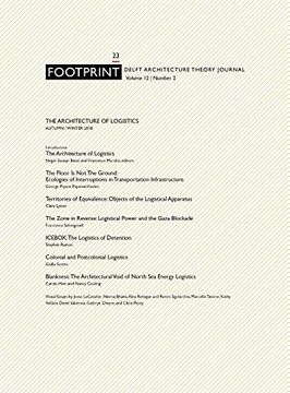 portada Footprint 23 - the Architecture of Logistics