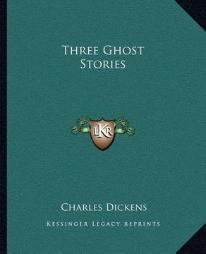 portada three ghost stories (en Inglés)