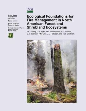 portada Ecological Foundations for Fire Management in North American Forest and Shrubland Ecosystems (en Inglés)