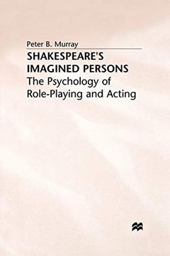 portada Shakespeare’S Imagined Persons: The Psychology of Role-Playing and Acting (in English)