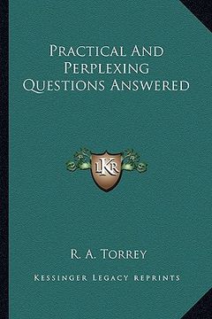 portada practical and perplexing questions answered