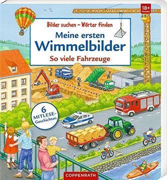 portada Meine Ersten Wimmelbilder: So Viele Fahrzeuge (Bilder Suchen? Wörter Finden) (en Alemán)