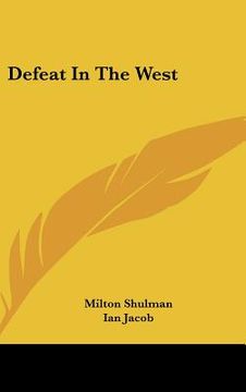 portada defeat in the west (en Inglés)