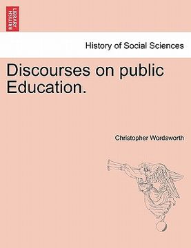 portada discourses on public education. (en Inglés)