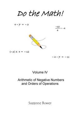 portada Do The Math!: Arithmetic Of Negative Numbers And Orders Of Operations (en Inglés)