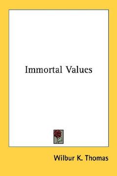 portada immortal values (en Inglés)