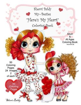 portada Sherri Baldy My-Besties Here's My Heart Coloring Book