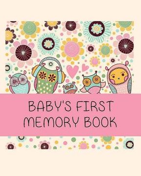 portada Baby's First Memory Book: Baby's First Memory Book; Owl Babies (in English)