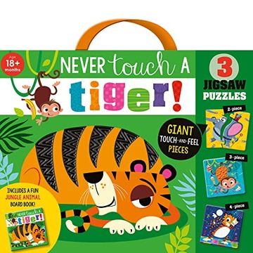 portada Never Touch a Tiger! Jigsaw (en Inglés)