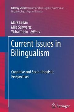 portada Current Issues in Bilingualism: Cognitive and Socio-Linguistic Perspectives (in English)
