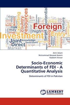 portada socio-economic determinants of fdi - a quantitative analysis (in English)