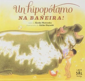 portada Un Hipopótamo na Bañeira! (en Gallego)