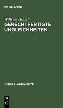 portada Gerechtfertigte Ungleichheiten (en Alemán)