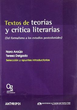 portada Textos de Teorias y Critica Literarias: Del Formalismo a los Estu Dios Postcoloniales