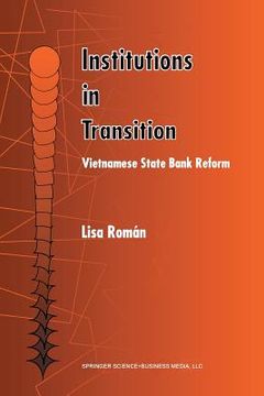 portada Institutions in Transition: Vietnamese State Bank Reform (en Inglés)
