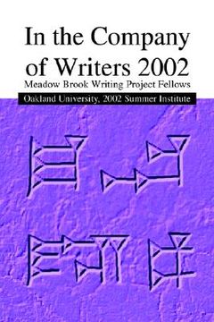 portada in the company of writers 2002 (en Inglés)