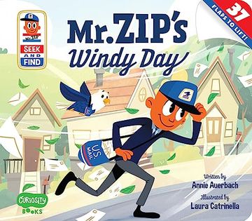 portada Mr. Zip’S Windy day (Mr. Zip Seek and Find: Curiosity Books) (in English)
