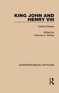 portada King John and Henry VIII: Critical Essays (in English)