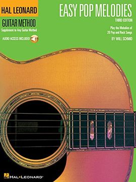 portada Easy pop Melodies - Third Édition Guitare +Enregistrements Online (Hal Leonard Guitar Method) (en Inglés)