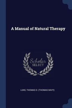 portada A Manual of Natural Therapy (en Inglés)