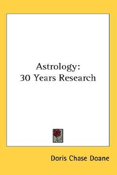 portada astrology: 30 years research (in English)