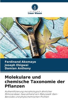 portada Molekulare und chemische Taxonomie der Pflanzen (in German)