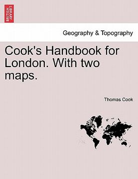 portada cook's handbook for london. with two maps. (in English)