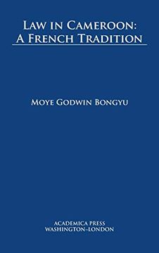 portada Law in Cameroon: A French Tradition (w. B. Sheridan law Books)