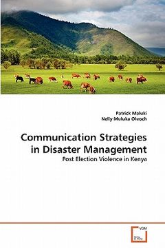 portada communication strategies in disaster management (in English)