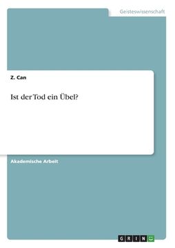 portada Ist der Tod ein Übel? (in German)