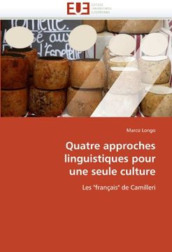 portada Quatre Approches Linguistiques Pour Une Seule Culture