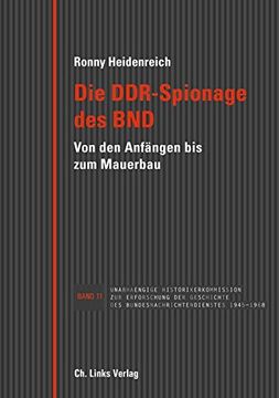 portada Die Ddr-Spionage des bnd (en Alemán)