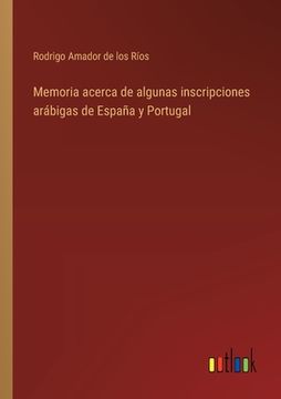 portada Memoria acerca de algunas inscripciones arábigas de España y Portugal