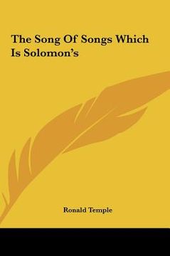 portada the song of songs which is solomon's the song of songs which is solomon's (in English)