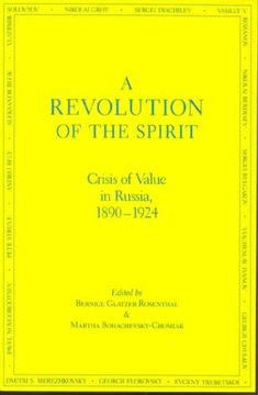portada A Revolution of the Spirit: Crisis of Value in Russia, 1890-1924 (en Inglés)
